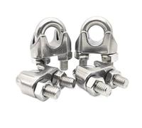 Morsetti Per Fune 1/10PCS In Acciaio Inox M2 M3 M4 M5 M6 M8 M10 M12 M14 M16 U Tipo di Filo Corda Clip Cavo Bulloni Rigging Hardware Morsetti(M3 10pcs)