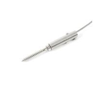 Morsetti Per Fune 10 Pz Vite Morsetto Fune Metallica For 8mm Swage Viti Di Ritardo Con Esagonale Bulloni Fibbia For Ponte Della Scala Palo Legno