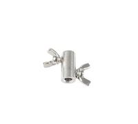 Morsetti Per Fune 2 pz 304 Corda In Acciaio Inox Blocco Manuale Cattura Elementi di Fissaggio Fibbia A Farfalla for Filo di Acciaio Clip di Corda 1.5/2/3/4/5/6/8/10/12mm morsetto(For 3mm wire)