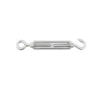 Morsetti Per Fune Tenditore a gancio e occhiello in acciaio inossidabile 304 M4/M5/M6 regolabile for funi metalliche(M5,10pcs)