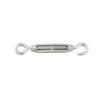 Morsetti Per Fune Tenditore a gancio e occhiello in acciaio inossidabile 304 M4/M5/M6 regolabile for funi metalliche(M4,10pcs)