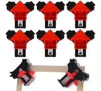 Morsetti per Giunzioni,6pcs Morsetti Angolari,Morsetto Angolo Retto,per Costruire Scatole di Legno,Cornici,Cassette Della Posta,Cassettiere,Armadi