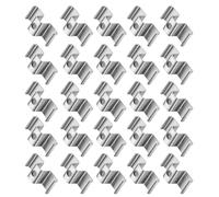 Morsetti Per Griglie, Clip Per Drenaggio, 25 Pezzi Elementi di Fissaggio per di Drenaggio Esterno Fogna Strada Parcheggio, Gradino Mezzanina Passerella