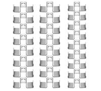 Morsetti Per Griglie | Clip Per Drenaggio - Hardware Di Fissaggio 25 Pezzi,Gradino Mezzanina Passerella