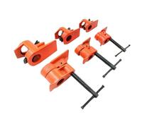 Morsetti per guide di scorrimento Morsetto for tubi da 1/2 pollice, morsetto incollato in legno, tubo in ghisa, 1 pz.