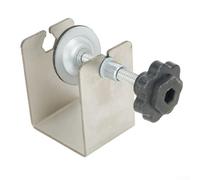 Morsetti per installazione frontale del cassetto in acciaio inossidabile per la lavorazione del legno e l'hardware dell'armadio con cuscinetti di protezione in silicone e sistema di montaggio rapido