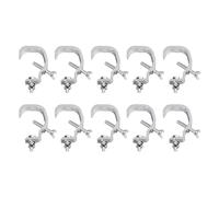 Morsetti per Luce Palco in Lega di Alluminio, 10 Pezzi, Gancio Truss C per Luci a Testa Mobile, Fascio per Illuminazione DJ, Luci PAR e Spot, Tubo 30-52mm