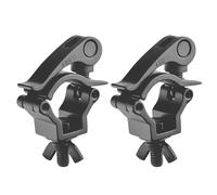 Morsetti per luci da palcoscenico in lega di Al-Mg resistenti Supporti per tubi a bloccaggio rapido da 32-35 mm per installazione sicura del dispositivo a rilascio rapido Staffe per luci da