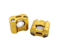Morsetti per manubrio 22mm 28mm compatibile con le riser per il manubrio motociclistico si adattano a parti di bici da bici da motocross ATV(Or)