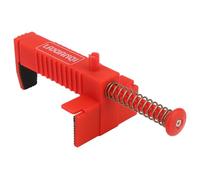 Morsetti per Mattoni 2 Pezzi - Strumento Fissaggio Muratura Professionale con Supporto Antiscivolo Rosso per Costruzione Edifici e Lavori in Cantiere Facile da Usare