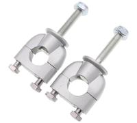 Morsetti per montaggio del manubrio moto 1 coppia 22 mm 7/8 pollici D343 Bike RL Compatibile con la maggior parte del manubrio per biciclette
