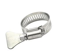 Morsetti per pantaloni a torsione manuale con manico in plastica gialla, 5 clip a sgancio rapido regolabili da 10 a 38 mm, per tubi ad aria combustibile, senza attrezzi (289 - 311 mm 1 pezzo)