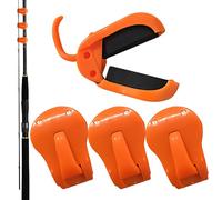 Morsetti Per Supporto Canna Da | 4 Pezzi Organizzatore Portatile Con Rack Elastico - Portacanne Per Canna Da Per Barca | Per La Banca La Il Pontile Lo Stagno Il Ghiaccio L'Acqua Salata Surf Viag