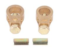 Morsetti per Terminale Batteria Auto, Rame, Alta Conduzione, 2 Pezzi - Collegamento Efficiente, Installazione Facile, Affidabile per Accessori Auto