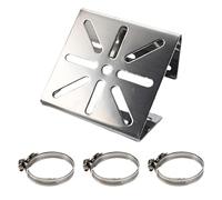 Morsetti per tubi automobilistici, kit di morsetti per tubi in acciaio inossidabile, strumento idraulico resistente, clip per tubi per telecamere antifurto e installazione di luci