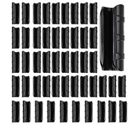 Morsetti per tubi da fattoria, 50 pezzi, collezione di clip per serre, chiusure per coperture con presa sicura, connettori di grado professionale per traliccio esterno, tendalini, reti per ripari