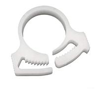 Morsetti per tubi flessibili B15, compatibili con Zodiac Polaris 280, 360, 380, per aspirapolvere automatico per piscina, bianco, confezione da 6