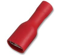MORSETTI PUSH ON FEMMINA ROSSO 12A 6,3MM PP01782 (PRO POWER) Qtà X 1