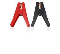 Morsetti resistenti da 300 A per caricabatterie auto, saldatura e test elettrici, placcati in rame con manici isolati rosso/nero, 6 pezzi