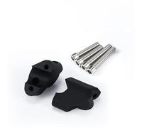 Morsetti rialzo manubrio Compatibile Con Ducati Per Multistrada V4 Per Rally V4 S 2021 Supporto Per Morsetto Riser Per Manubrio Moto Per Altezza Regolabile 39mm(Black)