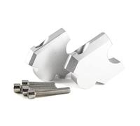 Morsetti rialzo manubrio Per CRF1000L Per L'Africa Per Twin Per Adventure Sports 2019-2020 Accessori Moto Manubrio Riser Adattatore Clip Montaggio Aumentare Per Altezza 46mm(Silver)