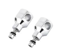 Morsetti rialzo manubrio Per VTX 1800N 1800 Per Valkyrie Per Valkyrie Per Tourer Accessori Manubrio Moto Manubrio Extender Kit Morsetto Staffa Riser Manubrio(Silver)