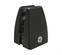 Morsetti stabili in alluminio per divisioni da scrivania utilizzati in uffici aziendali, strutture educative e spazi di lavoro Co (nero)