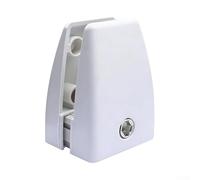 Morsetti stabili in alluminio per divisioni da scrivania utilizzati in uffici aziendali, strutture educative e spazi di lavoro (bianco)