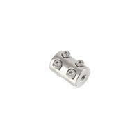 Morsetti Stendibiancheria 1 pz 8mm Heavy Duty Anello Rotondo Morsetto Wire Rope Grip Arresto Doppio Perno Cavo di Sospensione Clip Con Bulloni esagonali