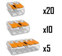 Morsetti WAGO 221 SET morsetto a leva 221-412 | Italiano: 221-415 Terminale...