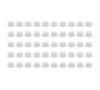 Morsettiera 50 pezzi ignifuga tipo passante connettore per cavi forniture industriali 20A striscia gui in ottone ad alta corrente per grandi magazzini hotel alloggi fabbriche (Uno dentro e uno fuori)