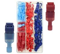 Morsettiera a connessione rapida senza interruzioni di tipo T, kit di cavi morbidi da 40 pezzi for faretti, sezionatore maschio femmina Capicorda