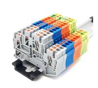 Morsettiera a doppio strato PTTB2.5, 2,5 mm², 10 pezzi (PTTB2.5-Gray)