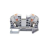 Morsettiera a innesto for guida DIN PT16, connettore for cavo passante elettrico da 16 mm², morsettiera senza viti(PT16 GRAY,5 Pcs)
