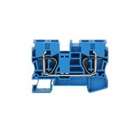 Morsettiera a molla per connettore guida DIN ST10 10 mm² 24-8 1 pezzo(Blu,5 Pz)