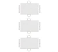 Morsettiera a T da 1000 V 100 A, connettore rapido per cavi, confezione da 3, splitter per cavi con conduttore in ottone scanalato laterale per cablaggio da 2,5-16 mm2, isolamento ABS ignifugo