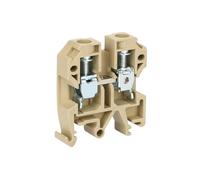 Morsettiera a vite universale per guida DIN, 10 mm², SAK10EN, 10 pezzi (giallo)