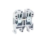 Morsettiera a vite universale per guida DIN, 10 mm², SAK10EN, 10 pezzi (grigio)