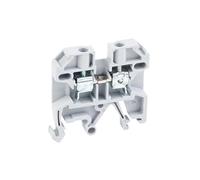 Morsettiera a vite universale SAK2.5EN, 10 pezzi, morsettiera per guida DIN SAK 2,5 mm²(Gray)