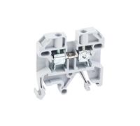 Morsettiera a vite universale SAK2.5EN, 100 pezzi, morsettiera per guida DIN SAK 2,5 mm²(Gray)