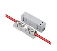 Morsettiera ad alta potenza in rame-alluminio con giunto passante uno in entrata e uno in uscita, connettore rapido piatto 1-50(S-16 plating)