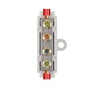 Morsettiera ad alta potenza in rame-alluminio con giunto passante uno in entrata e uno in uscita, connettore rapido piatto 1-50(NS-16plating)