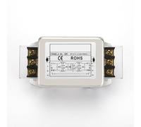 Morsettiera bipolare da 220 V, filtro di alimentazione monofase, per purificazione EMI Filtro di alimentazione CW4L2-sopprime efficacemente le interferenze continue e intermittenti di impulso (6A no)