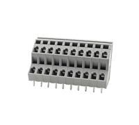 Morsettiera Compatibile Con Parti A Molla PCB | Confezione Da 100. Doppia Fila Con Passo 5,0 Mm. Terminale PCB A Molla. Pezzo Di Ricambio.(2X12P(4PCS))