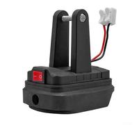 Morsettiera connettore adattatore batteria per BL1830 e BL1860 compatibile con Dayi per A32106, con interruttore on/off manuale per la gestione dell'alimentazione della batteria (A)