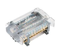 Morsettiera quadripolare Cabur 160A 500V 4P Grigio QBLOK4160S