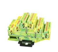 Morsettiera elettrica per guida DIN PT-2.5-3L-PE, connettore filo plug-in a triplo strato, 1 pezzo(5 pezzi)