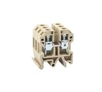 Morsettiera for guida DIN SAK-10EN da 10 pezzi, connettore a vite for impieghi gravosi, 50 A, 800 V, cavo elettrico AWG10-4