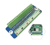 Morsettiera industriale scheda di espansione per Raspberry Pi 3B/3B+/4B/breakout board con adesivi a definizione pin, montaggio su PCB, verde