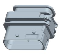 Morsettiera per CS TE Connectivity HDSCS, MCP Totale poli 15 1-1564530-1 1 pz.
